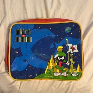 Vintage 1997 Marvin the Martian Lunch Bag Box Looney Tunes